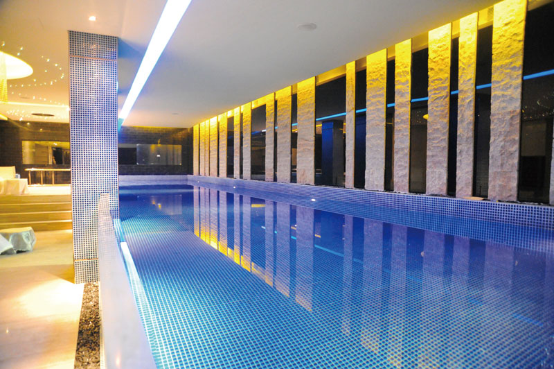 別墅私家游泳池潮濕難題，普派克三集一體除濕機(jī)一招解決！